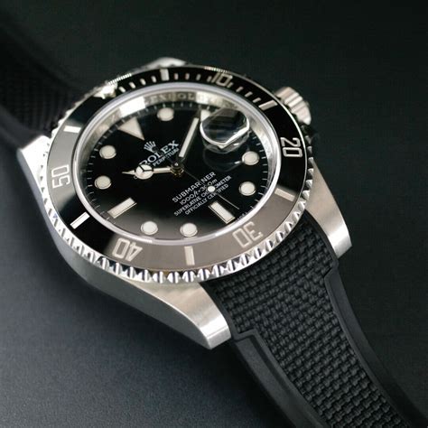 rubber b rolex|rolex submariner with rubber strap.